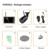 7Inch TFT Wireless Baby Monitor 4 Channel Quad Security System DVR With 1 Camera