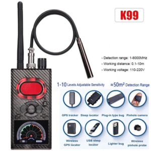 K99 Hidden Camera Detector Bug GPS Detector RF Signal Finder Safeguards NEW!!