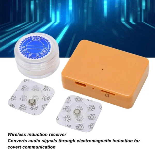 1 GSM Box + Wireless Micro In-ear Spy Earpiece,Electromagnetic Induction Automatic Connection