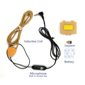 305 NEW Micro Invisible Wireless In-ear Spy Earphone + Neckloop For School Examination Cheat