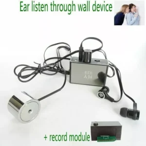 High strength Wall Sound Monitoring voice bug/ear listen device + Audio Recorder