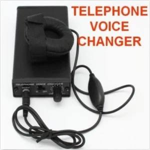 Telephone transformer on professional telephone voice changer camouflage earphon
