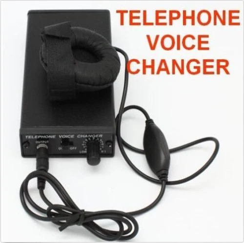 Telephone transformer on professional telephone voice changer camouflage earphon