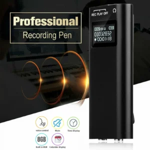 16GB LCD Mini Spy Audio Recorder Voice Activated Listening Device 96 Hours