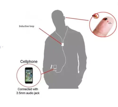10 NEW Invisible Hidden Wireless Secret Spy Ear Earphone Earpiece Bug Mobile Phone