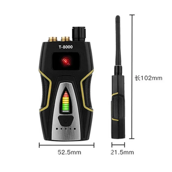 T8000 PRO RF BUG FREQUENCY SCANNER SWEEPER GPS GSM TRACKER FINDER DETECTOR NEW