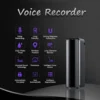 15 32GB Digital Voice Activated Recorder Mini Secret Spy Audio Recording Device