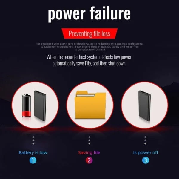 100 Hours Recording Mini Voice Activated Recorder Hidden Spy Listening Device 32GB