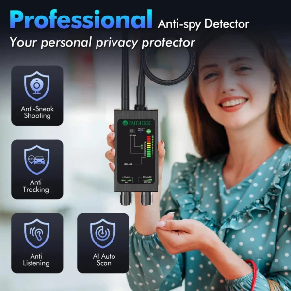 2 M8000 Bug Detector Hidden camera detector anti spy detector RF Detector