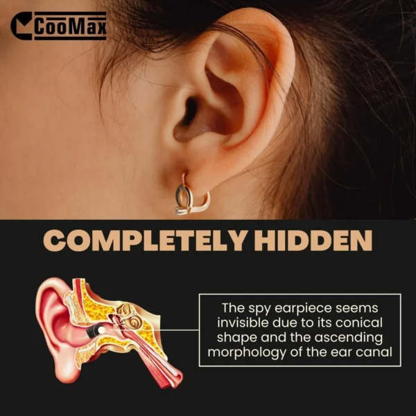 3 Mini Hidden Spy Earphone Wireless Earpiece