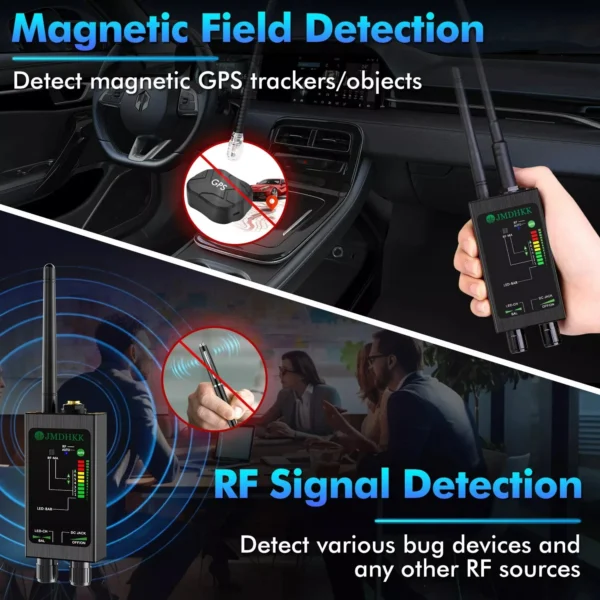 4 M8000 Bug Detector Hidden camera detector anti spy detector RF Detector