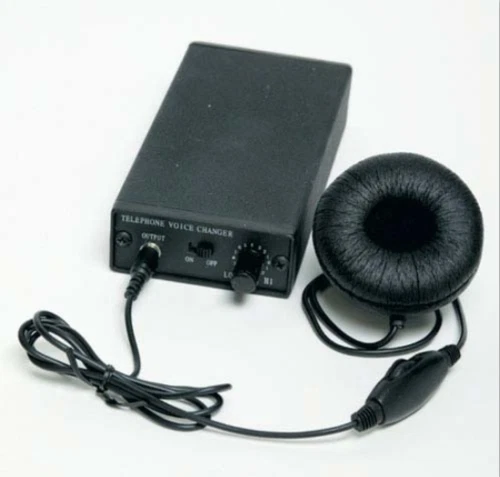 Telephone transformer on professional telephone voice changer camouflage earphon