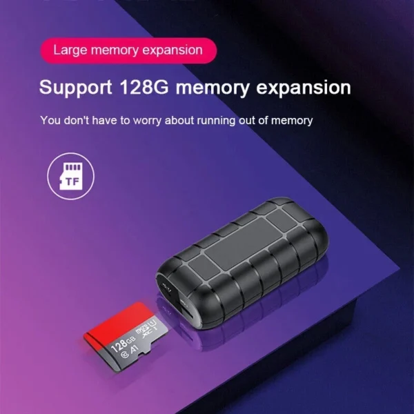 100 Hours Recording Mini Voice Activated Recorder Hidden Spy Listening Device 32GB