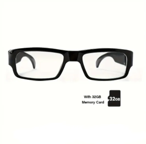 4 1080P HD Glasses Spy Camera Pinhole Video Recoder With 32GB Memory Card