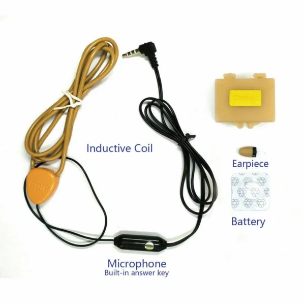 305 Mini Earphone Wireless In-ear Spy Earpiece Headset for Mobile Phone