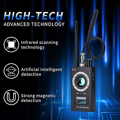 K18 RF detector Anti-spy Detector Camera GSM Audio Bug Finder GPS Scan