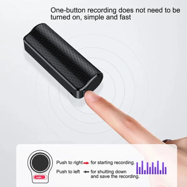 5 32GB Digital Voice Activated Recorder Mini Secret Spy Audio Recording Device