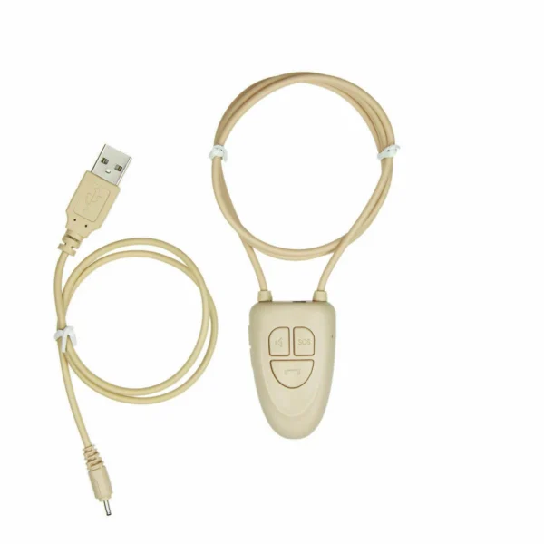 Hidden Bluetooth Neckloop+ Invisible Micro In-Wireless Spy Earphone Secret Call
