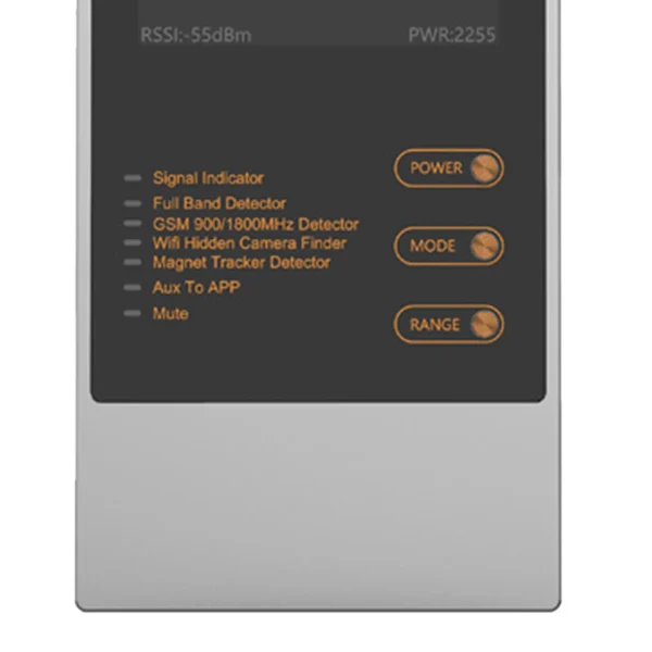 Anti-Spy Signal Bug RF Detector Hidden Camera Laser Lens GSM GPS Device Finder