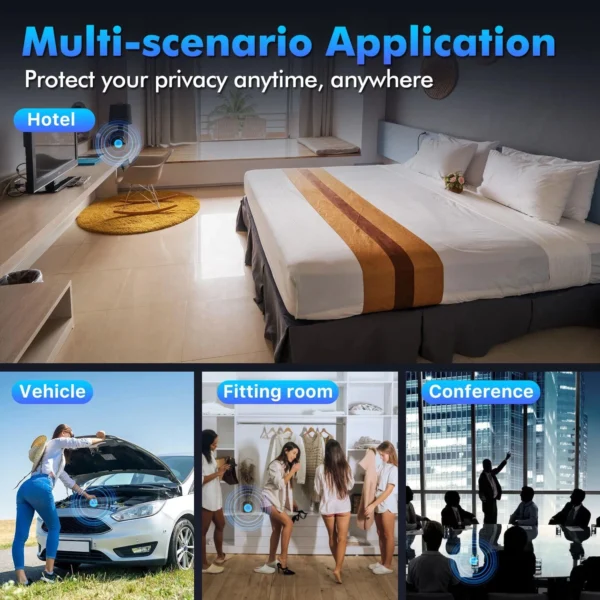 6 M8000 Bug Detector Hidden camera detector anti spy detector RF Detector