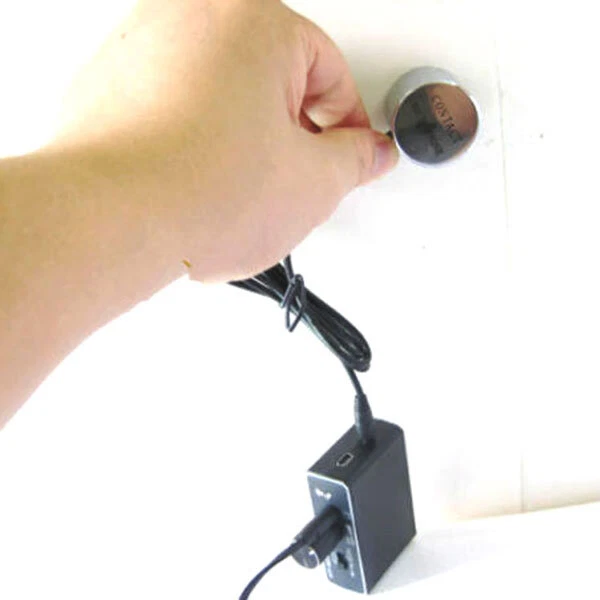 6 H929 High Sensitivity Wall Microphone Listen Through Voice Bug/Ear Listen Device