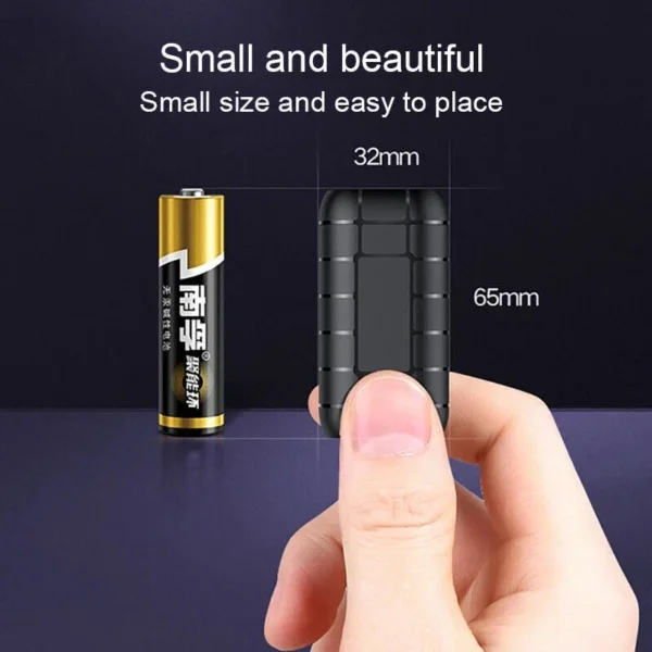 100 Hours Recording Mini Voice Activated Recorder Hidden Spy Listening Device 32GB