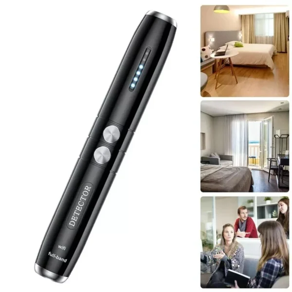 T8 RF Signal Bug Detector Hidden Anti-Spy Camera GSM Audio GPS Finder Scanner