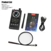 K68 Anti-Spy Scanner Detector RF Camera GSM Audio Bug Finder Signal Tracker