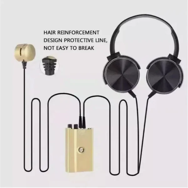 8 F999R Audio High Sensitive Pickup Wall Microphone Device CONTACT/PROBE Amplifier