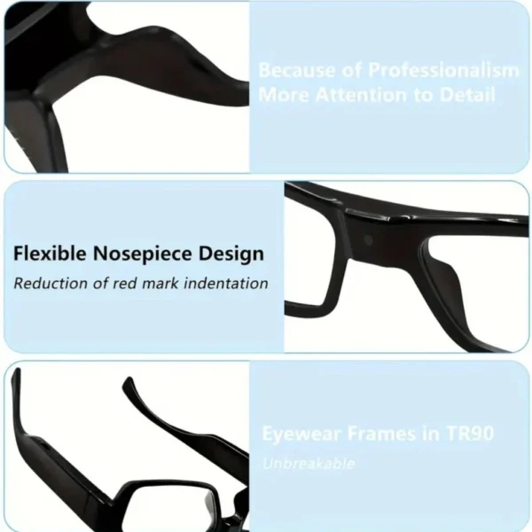 8 1080P HD Glasses Spy Camera Pinhole Video Recoder With 32GB Memory Card