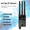 Pro RF Bug Detector Frequency Scanner Sweeper Camera GSM GPS Tracker Finder New