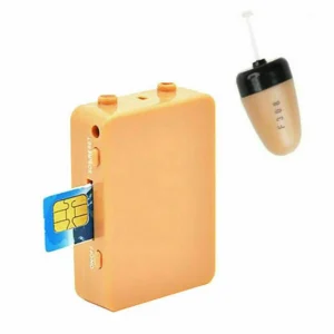 4.5 Watt Powerful GSM BOX Wireless Hidden Secret Micro In-ear Earpiece Kit --Automatic answering
