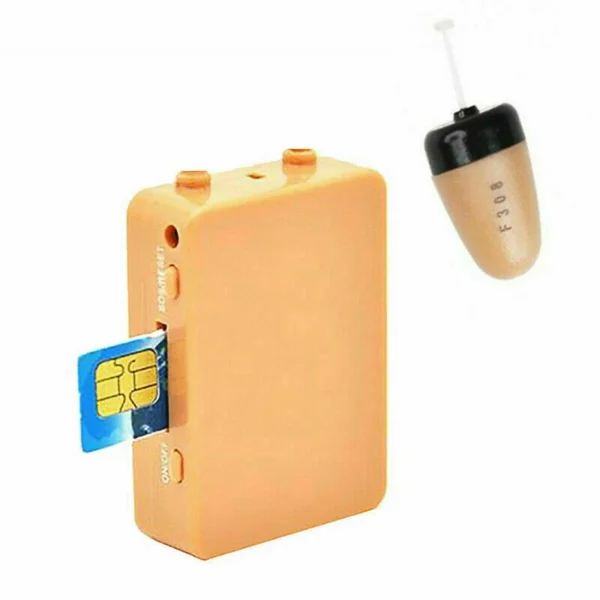 A 4.5 Watt Powerful GSM BOX Wireless Hidden Secret Micro In-ear Earpiece Kit --Automatic answering
