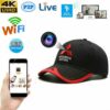 1080P HD Wireless P2P Hidden Security Pinhole Camera Baseball Cap Design Video Recorder