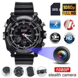 1080P HD Watch Hidden Spy Camera Portable Miniature Video Recorders 32GB