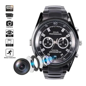 HD 1080P Micro Hidden Spy Camera Watch Video Recorder 32GB