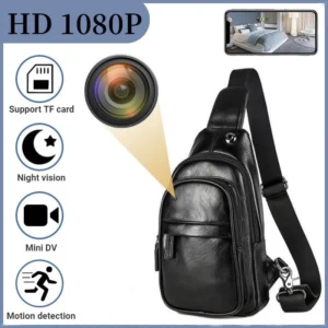 1080P HD Wireless IP Hidden Chest Bag Camera Portable  Video Recoder --Support APP Real-time Viewing