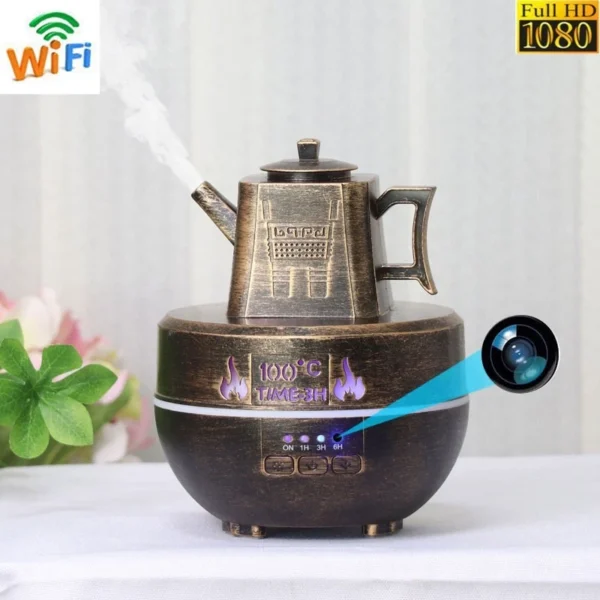 1080P HD WIFI IP Humidifier Spy Camera Hidden Video Recorder -- Support Remote Real-time Viewing