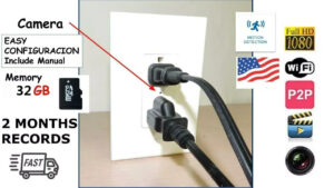 1080P HD WIFI IP Hidden Wall AC Outlet Security Spy Camera Monitor Cam With 32 GB Memory Card1080P HD WIFI IP Hidden Wall AC Outlet Security Spy Camera Monitor Cam With 32 GB Memory Card