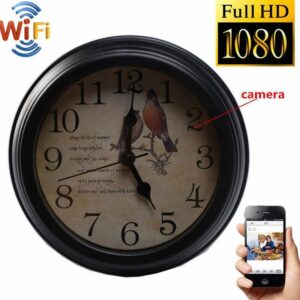 1080P HD WIFI IP Hidden Clock Type Security Camera Portable Video Recorder-Support APP Real-time Viewing