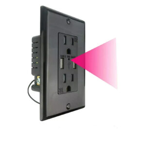 1080P HD Wifi IP Hidden Wall AC Outlet Spy Camera Micro Video Recorder -- Socket is fully functional