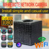 1080P HD Wireless WiFi IP Hidden Tissue Box Security SPY Camera Portable Video Recorder Motion Alarm