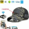 1 1080P HD Wireless P2P Sun Hat Hidden Security Pinhole Camera Portable Video Recorder--Support APP Real-time Viewing