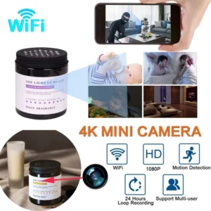 1080P HD Wireless IP Air Freshener Type Secret Spy Camera Portable Video Recorder-Support Real-time Viewing