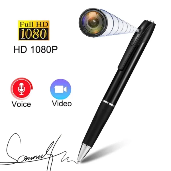 1080P HD Pen Spy Camera Hidden Video Recorder Mini Portable Micro Clip Pocket DVR 32GB