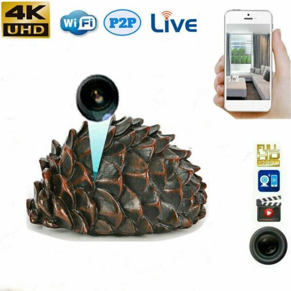 1080P HD Wireless IP Hidden Pine Nut Design Security Spy Camera Portable Video Recorder --Support APP Remote Viewing