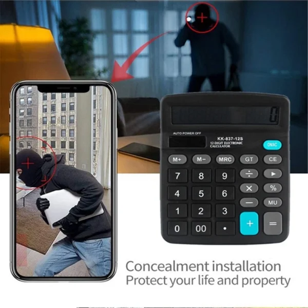 HD 1080P Wireless IP Calculator Hidden Security Spy Cameras Portable Video Recorder APP Viewing