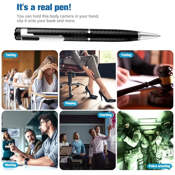 12 Professional 1080P HD Hidden Security Spy Camera Recorder Lens Portable Mini Video Recorder 32GB