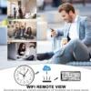 1080P HD Wireless IP Hidden Security Spy Camera Wall Clock Video Recorder,Support APP Viewing