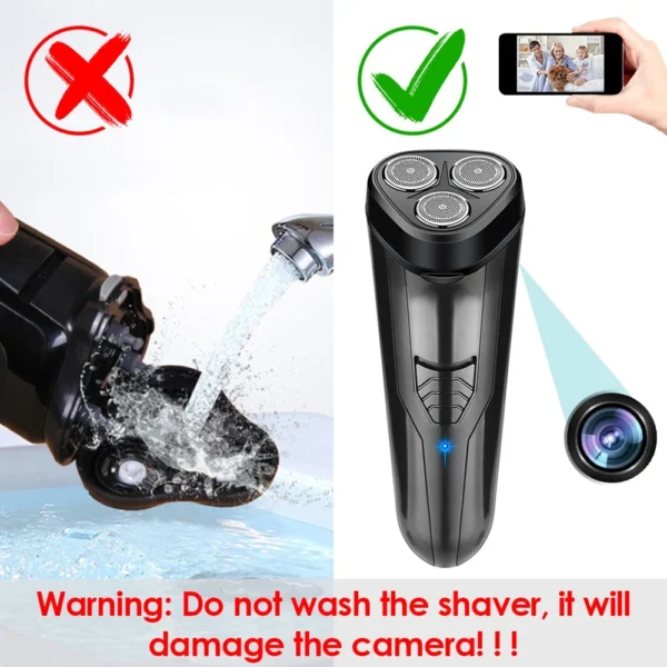15 1080P HD Wireless IP Hidden Safe Spy Camera Portable Shaver Razor Video Recorder--Support APP Viewing